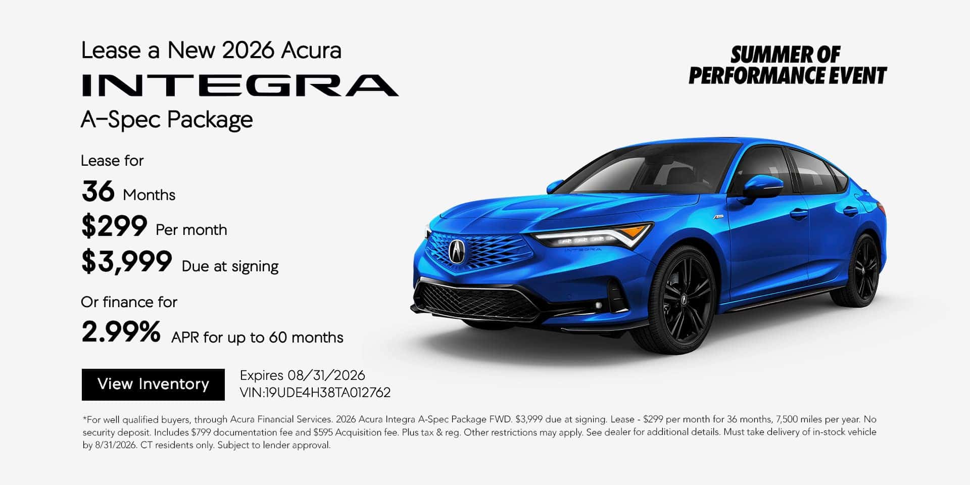2026 Acura Integra A-SPEC