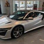 Silver Acura NSX