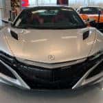 Silver Acura NSX