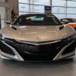 Silver Acura NSX