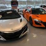 Silver NSX and Orange NSX