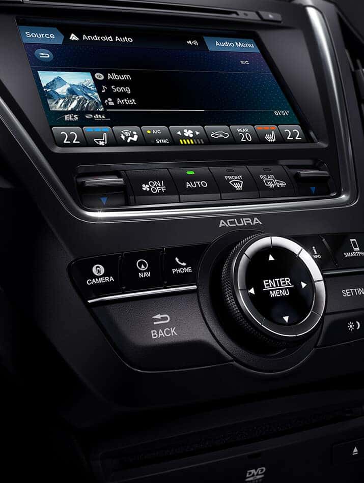 Acura MDX multi-use display