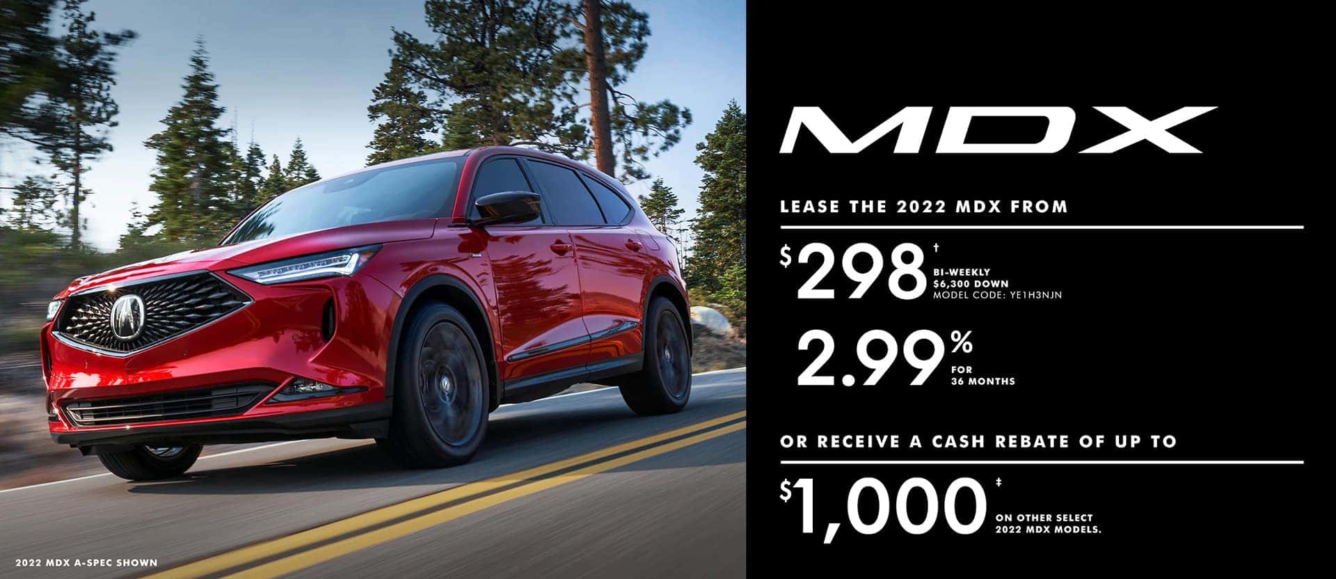 Acura MDX May offer desktop banner