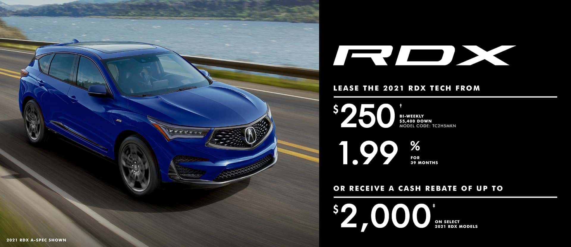 RDX March offer desktop banner