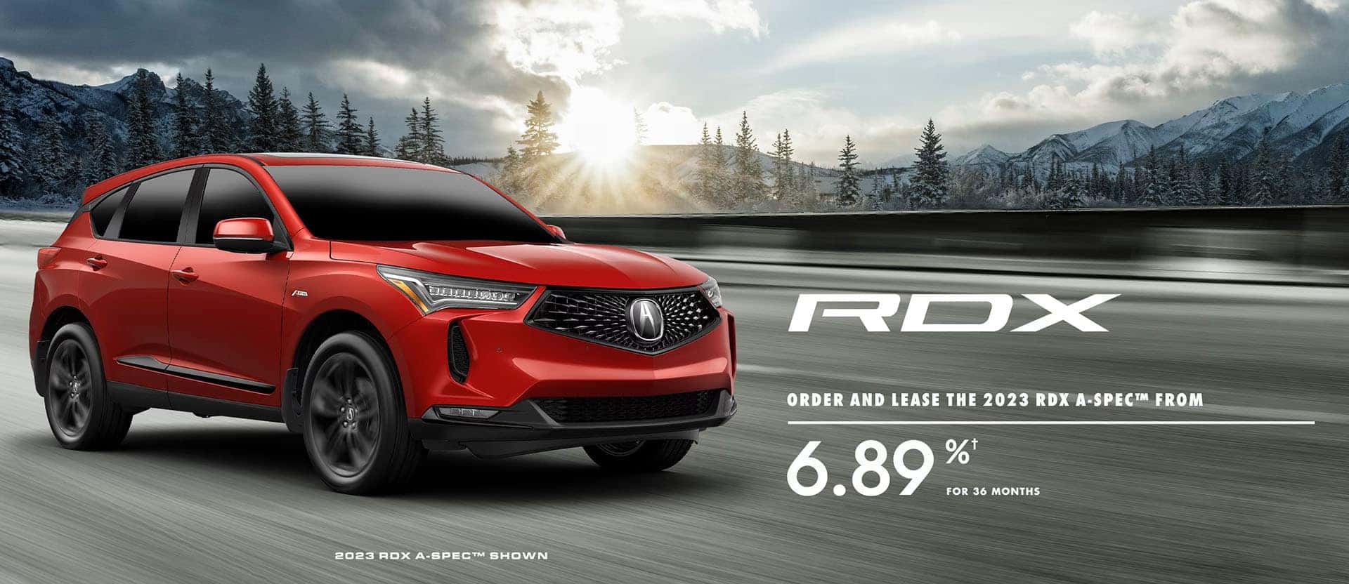 February RDX Offer. Rates from 6.89%.