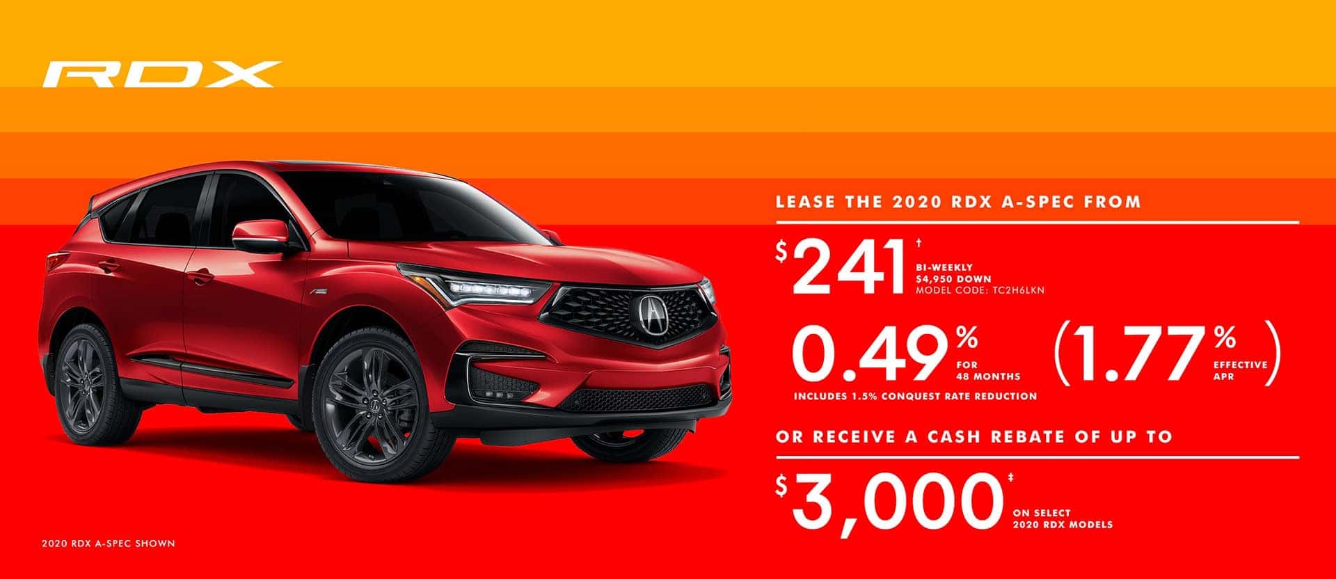 RDX promo desktop banner