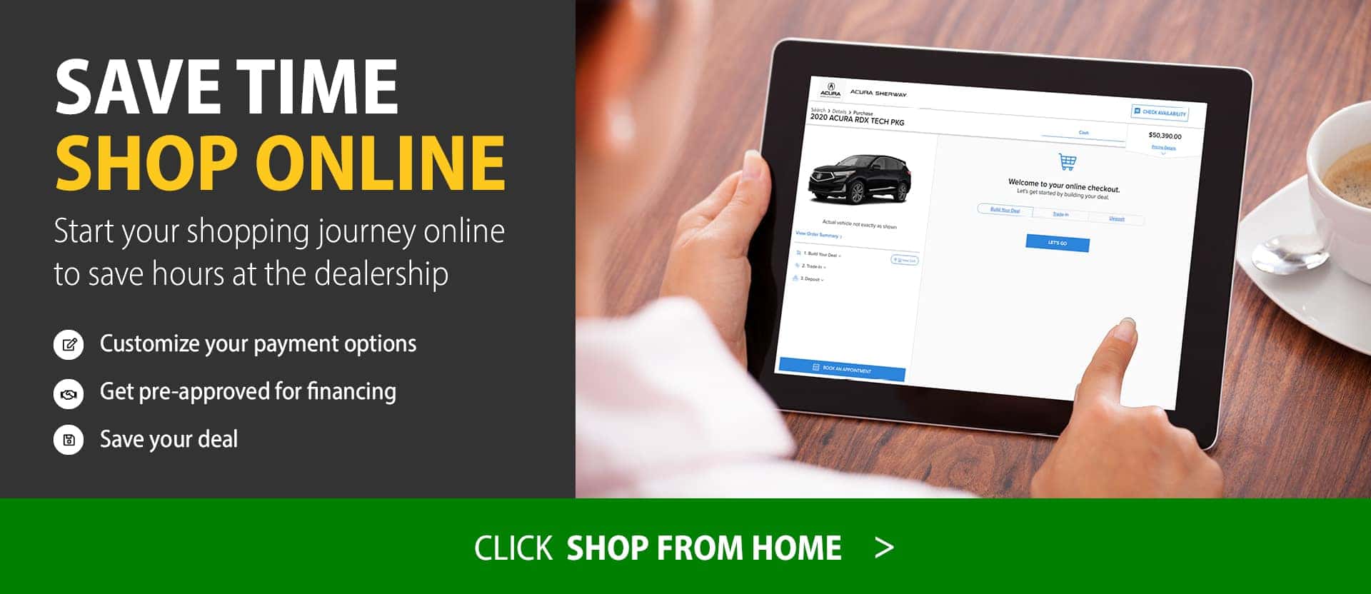 Shop Online desktop banner