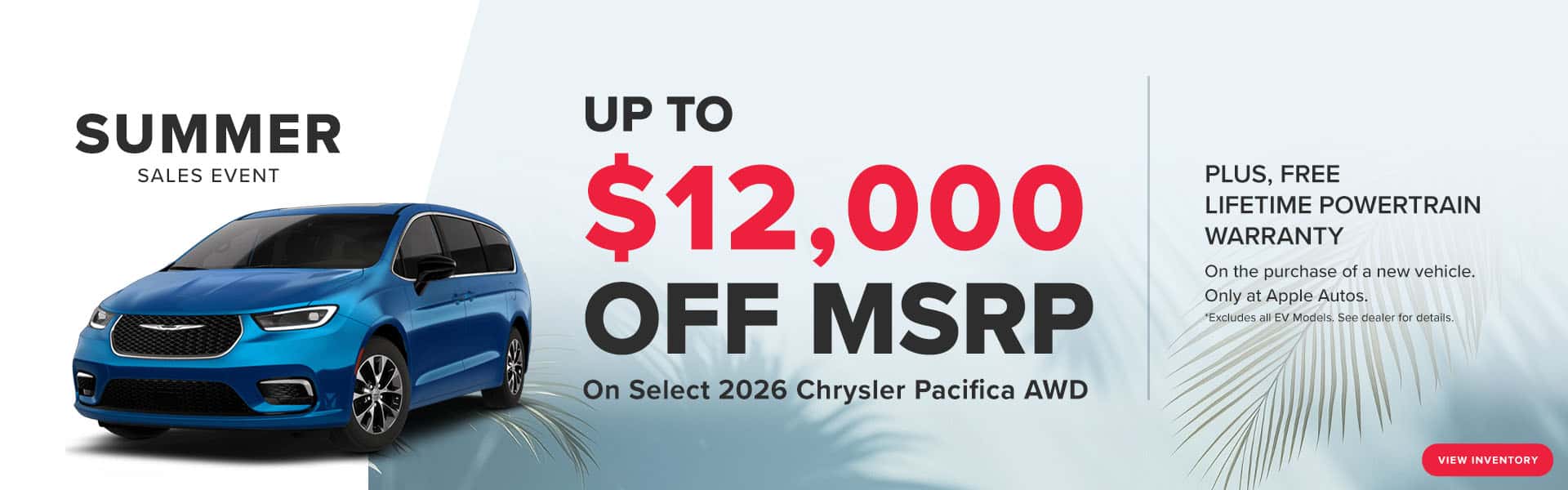 Pacifica Summer Sales Event