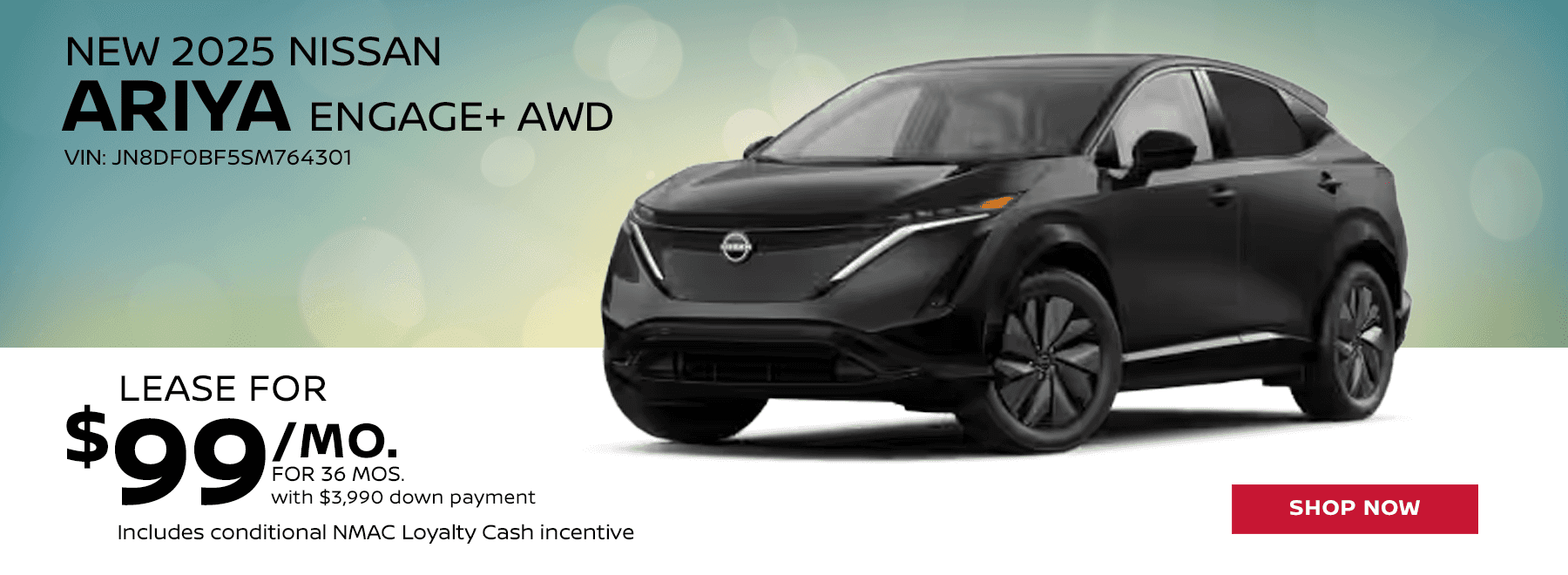 New 2025 Nissan ARIYA ENGAGE+ AWD
