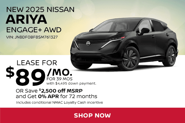 New 2025 Nissan ARIYA ENGAGE+ AWD