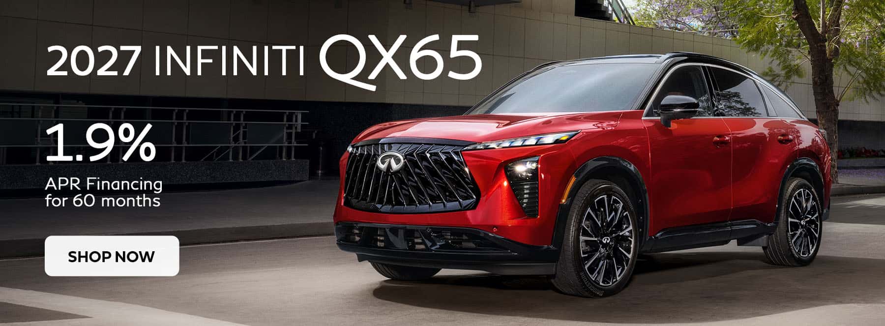 2027 INFINITI QX65 special apr offer