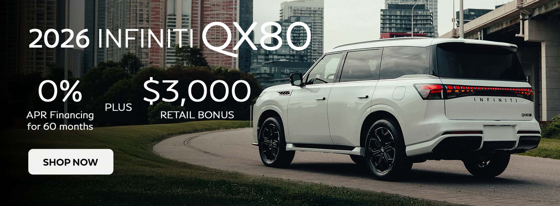 2026 INFINITI QX80 special apr offer