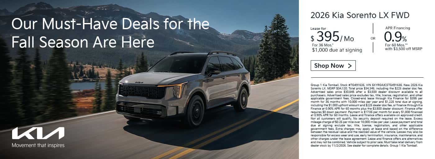 26_Oct_WebBanner_2026-Kia-Sorento-LX-FWD_1400x512