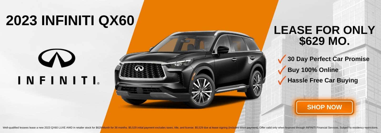 2023 INFINITI qx60 lease