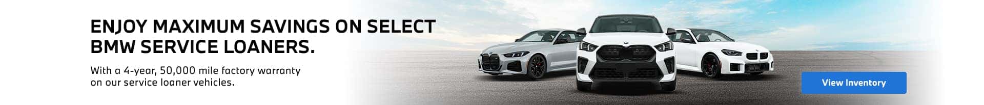 BMW Service Loaner Promo