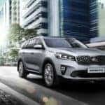 2019 Kia Sorento driving down road