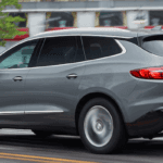 Gray Buick Enclave back view