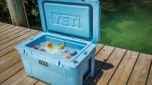 light blue yeti cooler