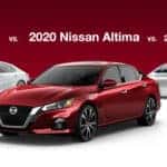 Mid Size Sedan Comparison 2020 Nissan Altima 2020 Toyota Camry 2020 Honda Accord at Hello Nissan of Valencia near Santa Clarita, ca and Los Angeles Metro Area