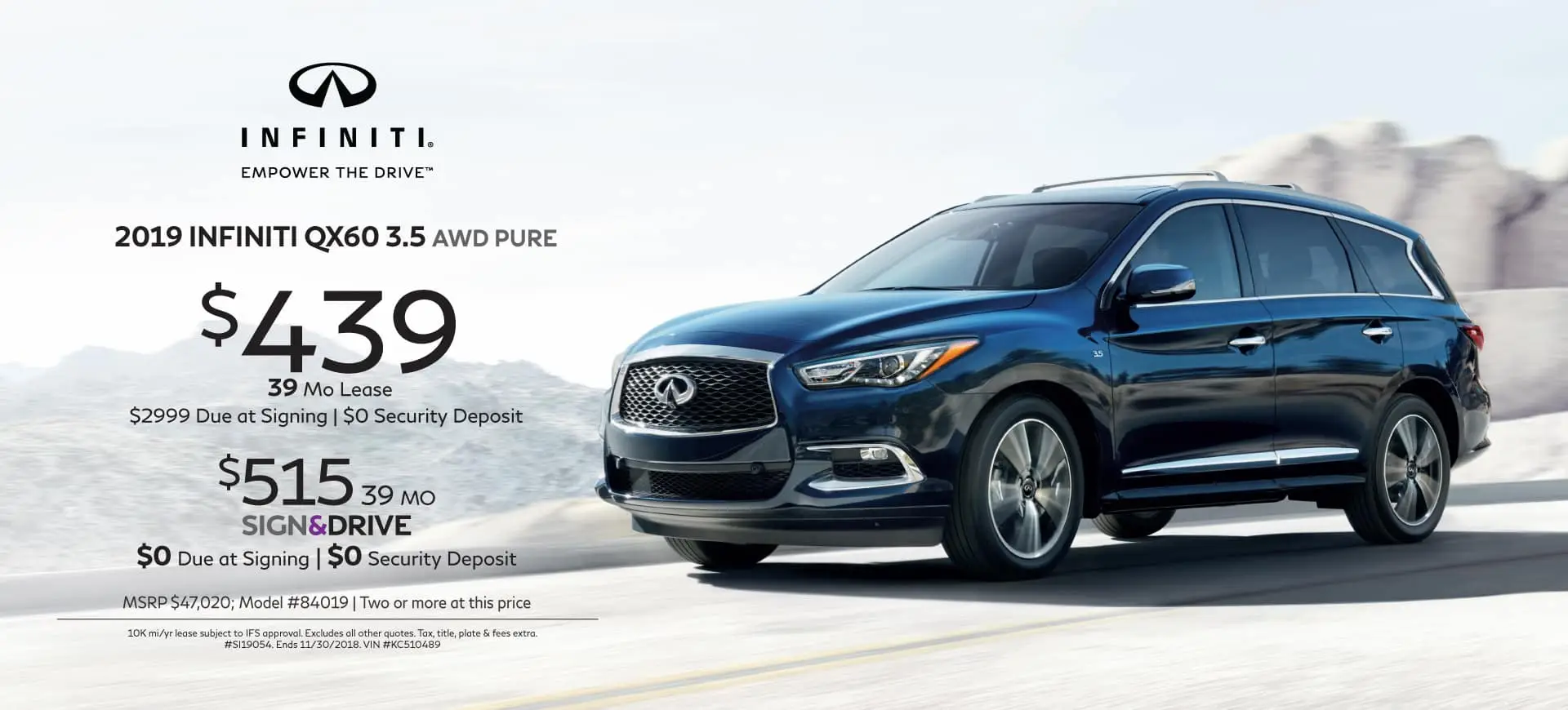 INFINITI Lease Offers Wexford | New Car Lease Deals Pittsburgh