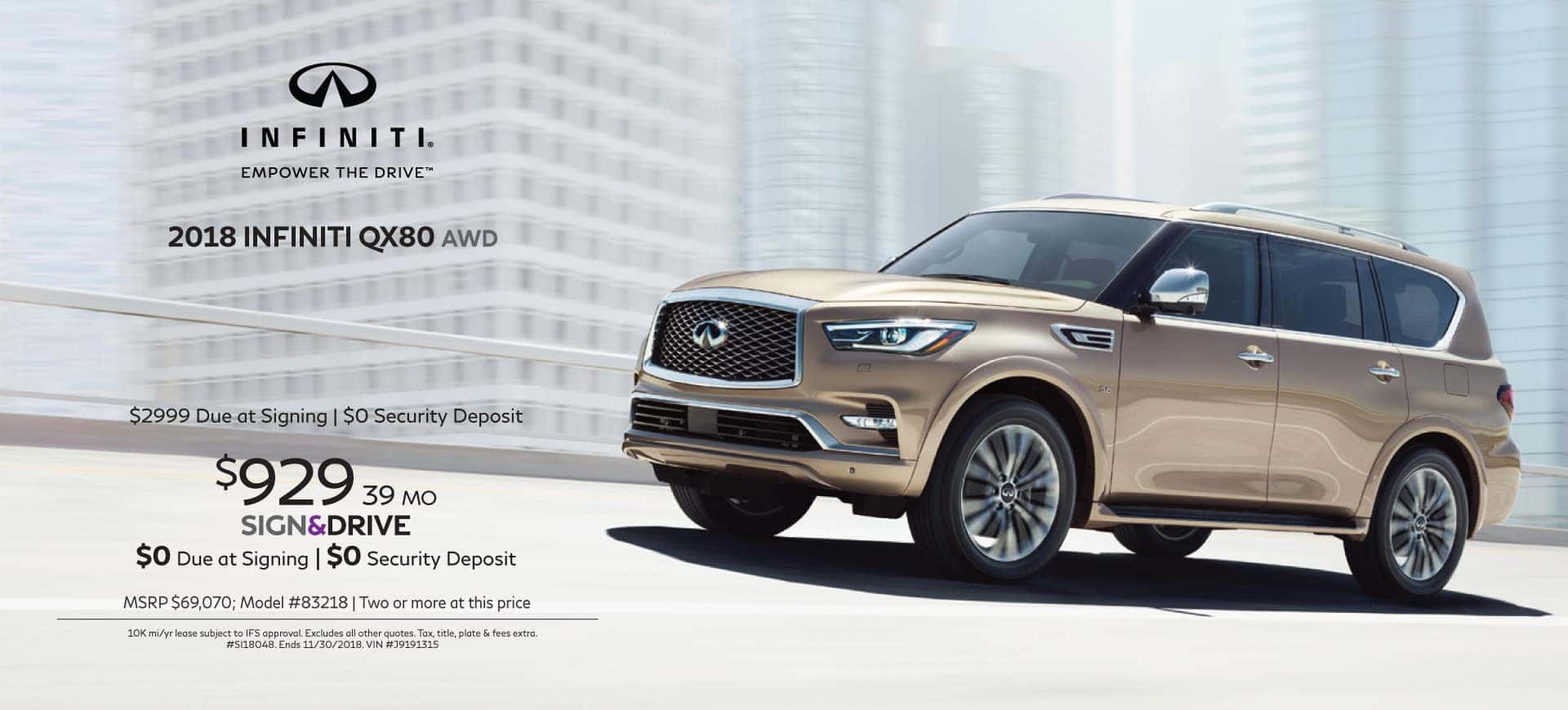INFINITI Lease Offers Wexford New Car Lease Deals Pittsburgh