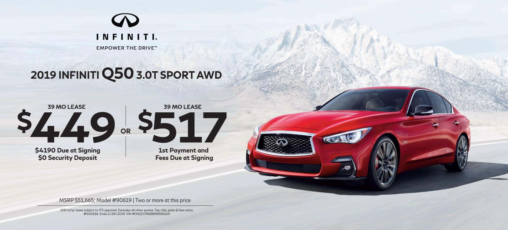 2018 INFINITI specials Q50 3.0T LUXE AWD