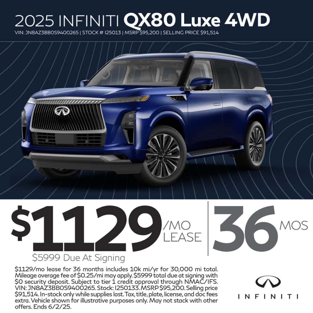 2025 INFINITI QX80 Luxe 4WD