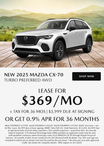 New 2025 Mazda CX-70 Turbo Preferred AWD