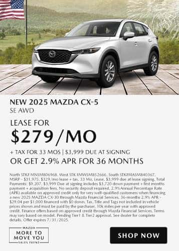 New 2025 Mazda CX-5 SE AWD