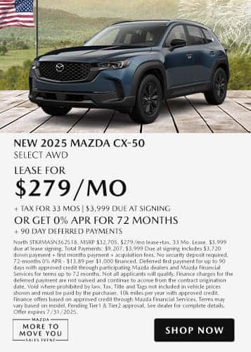 New 2025 Mazda CX-50 Select AWD