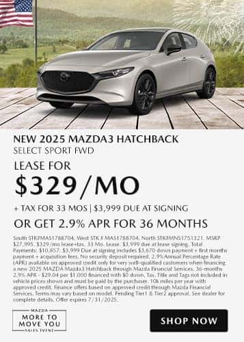 New 2025 Mazda3 Hatchback Select Sport FWD