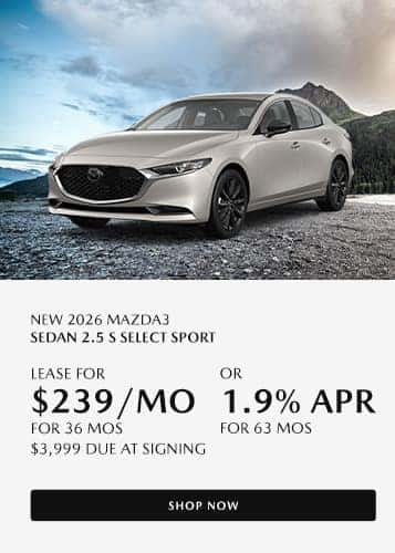 New 2026 Mazda3 Sedan S Select Sport