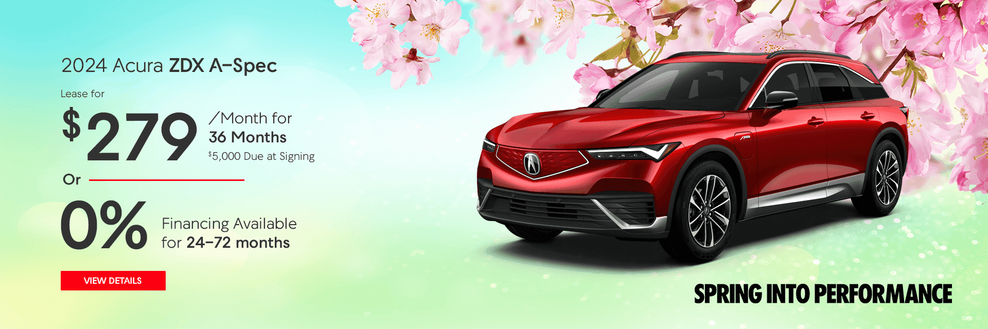 Acura ZDX Lease Offers