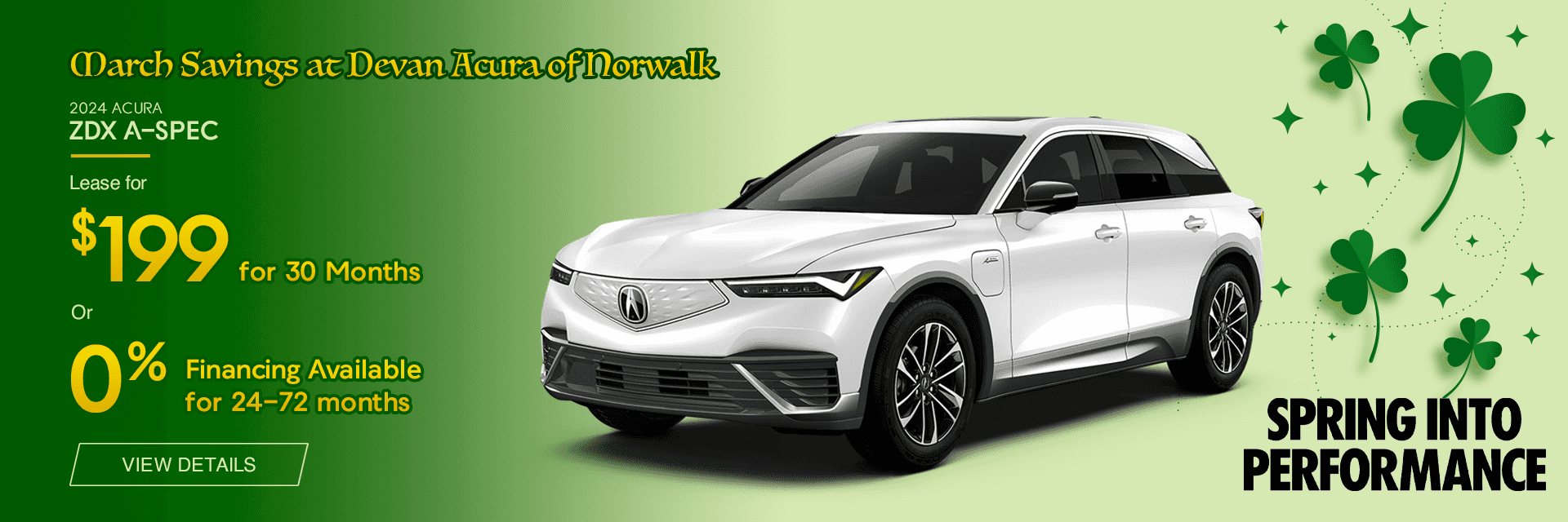 Acura ZDX Lease Offers