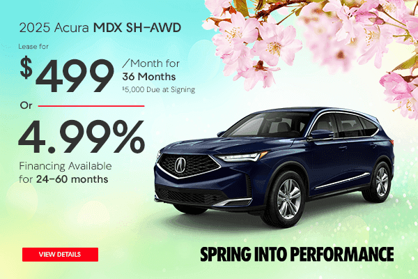 New 2025 Acura MDX SH-AWD