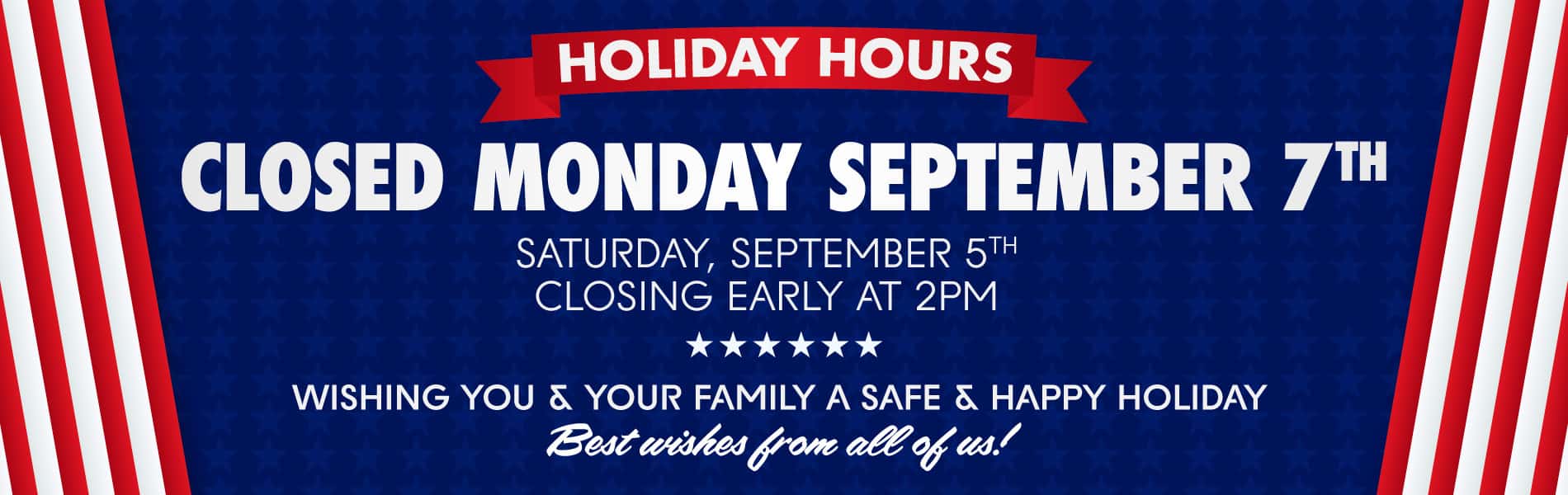 Closed Labor Day