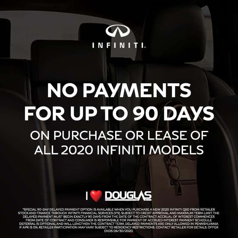 Douglas INFINITI Exclusive Offers - No Payments