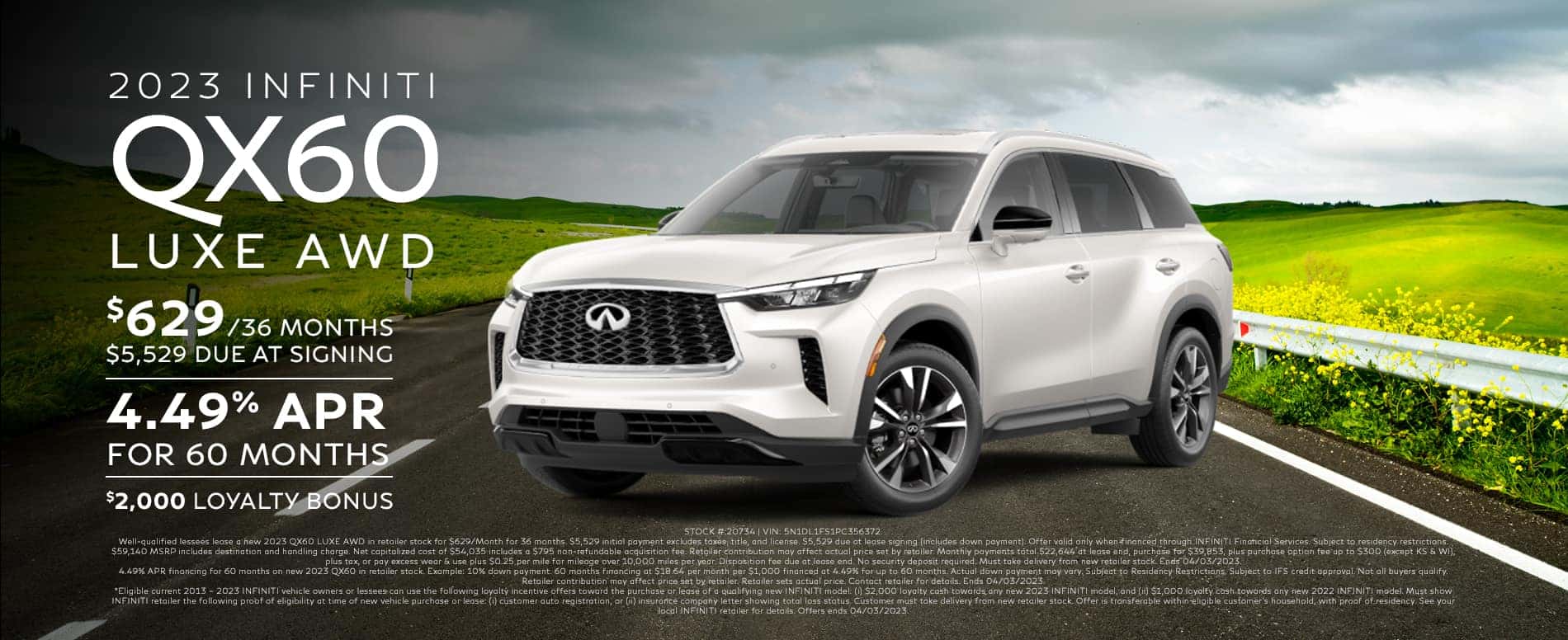QX60 Offer