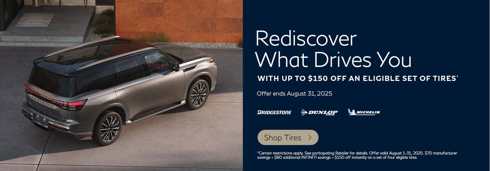 SD INFINITI Tire Offer