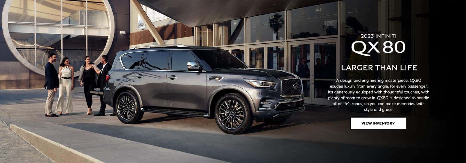 2023 QX80 LARGER THAN LIFE