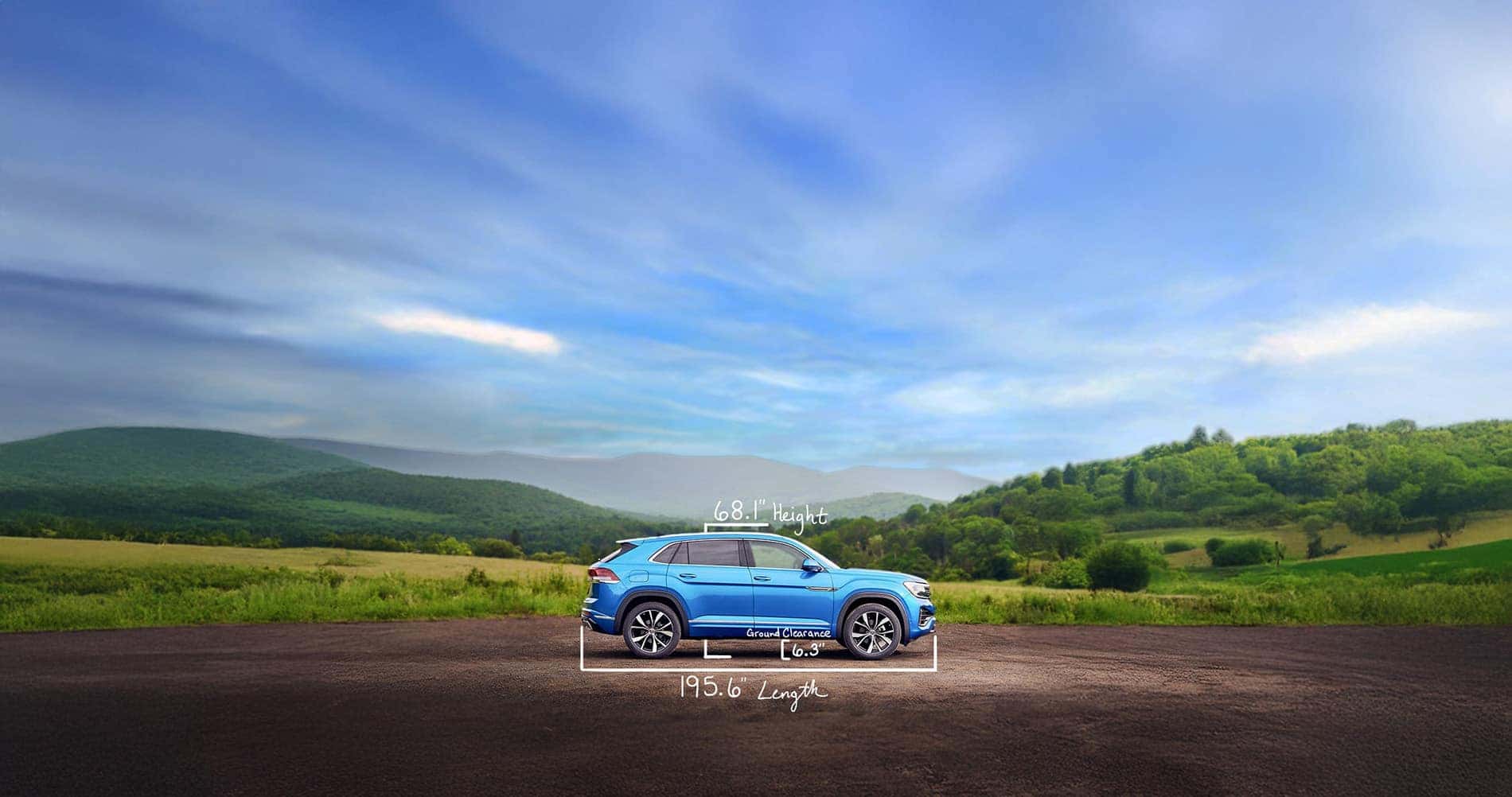 2025 Volkswagen Atlas Cross Sport Dimensions