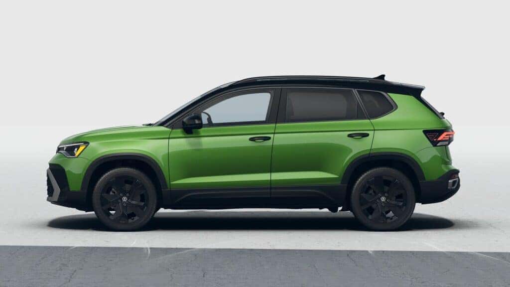 2025-VW-Taos-Exterior-Color-Option-Bright-Green-Moss-with-Black-Roof