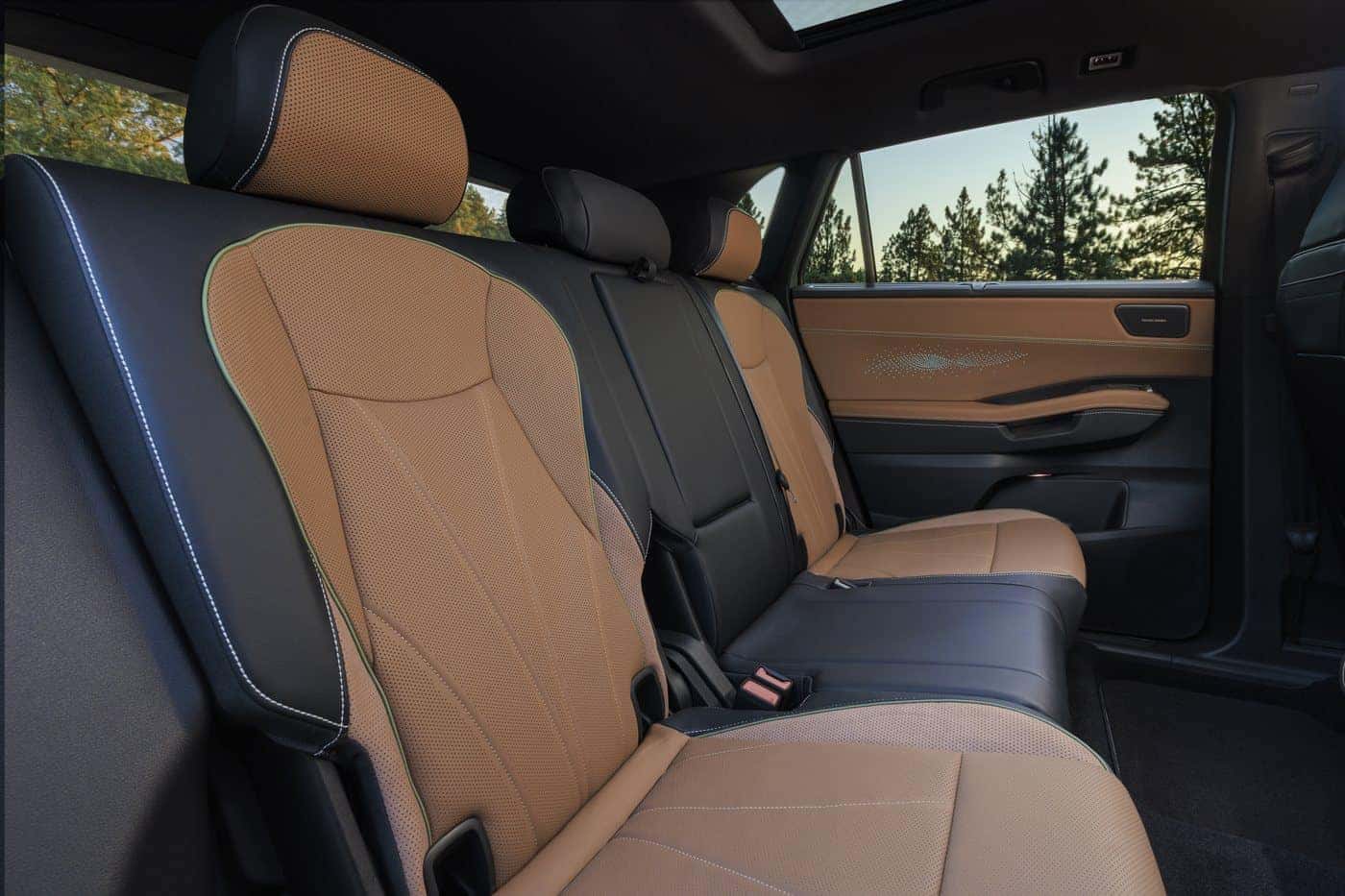 2027 Volkswagen Atlas Cross Sport two-tone rear seating for five