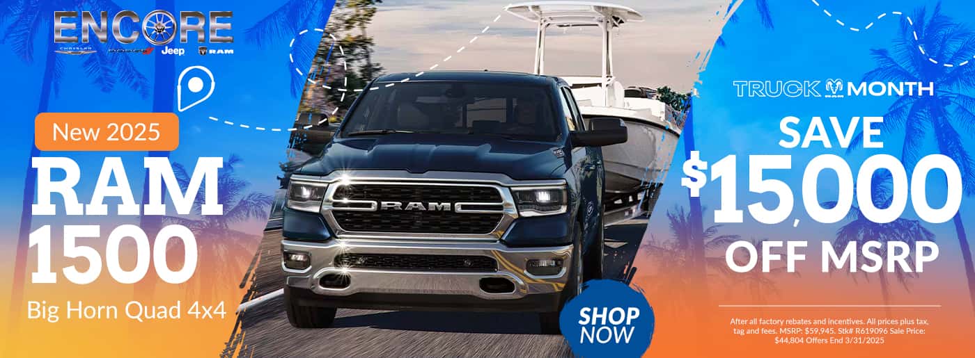 2025 Ram 1500 Bighorn Quad 4x4 Stk# R619096 $15,000 Off MSRP