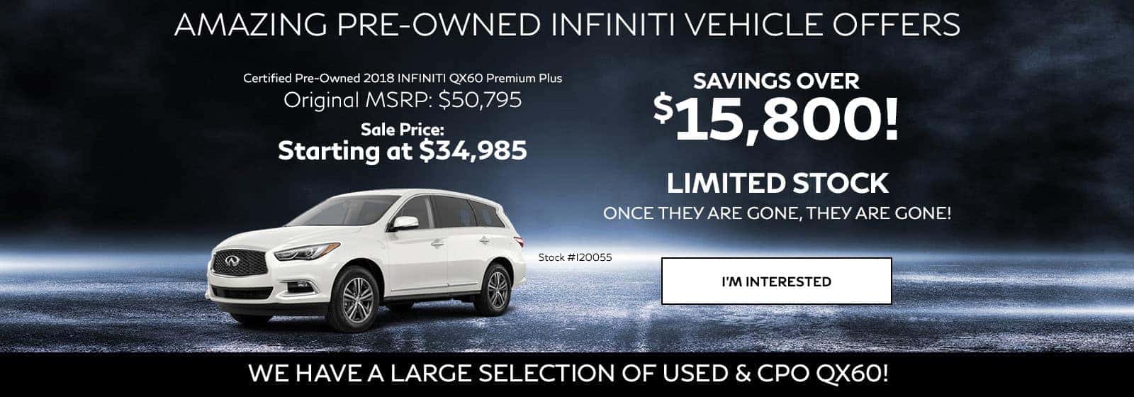 Used QX60 Special