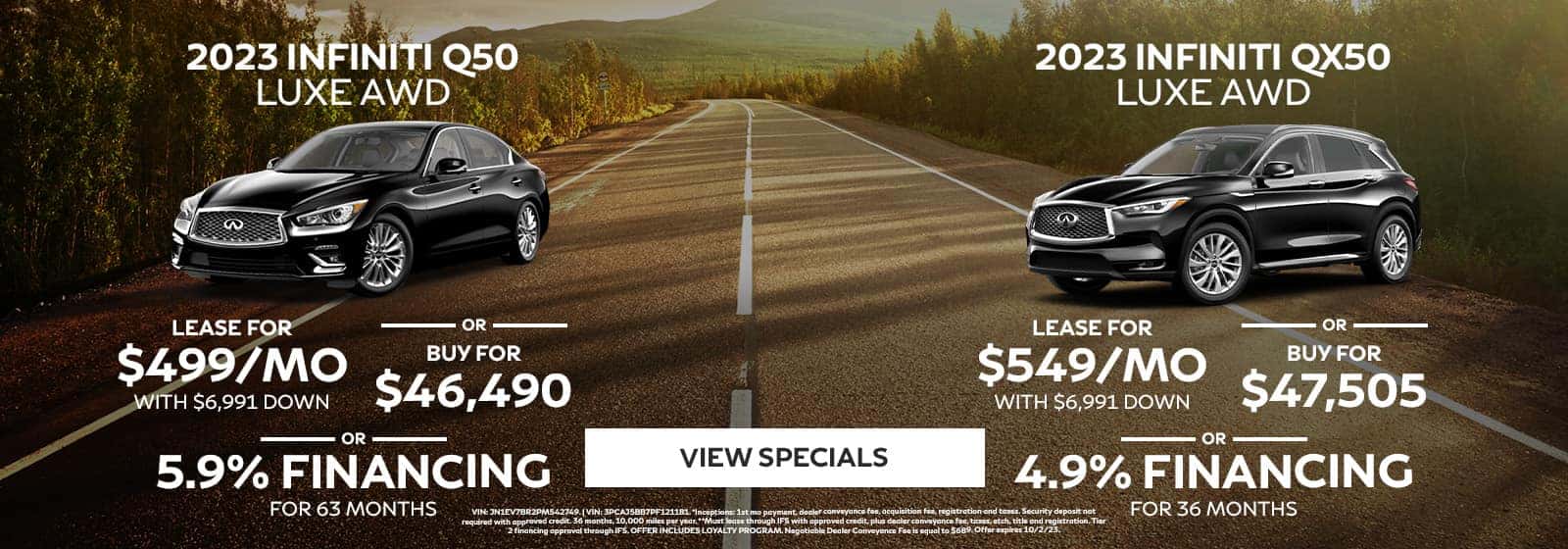 INFINITI Specials