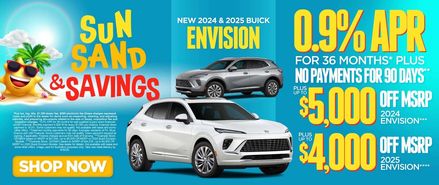 New 2024 and 2025 Buick Envision - 0.9% APR - Shop Now