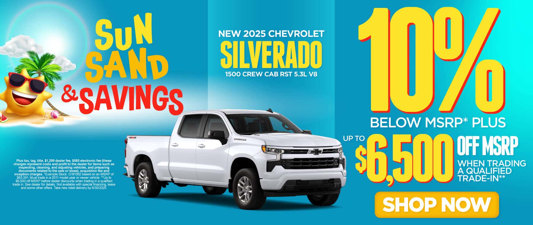 New 2025 Chevrolet Silverado - 10% below MSRP - Shop Now