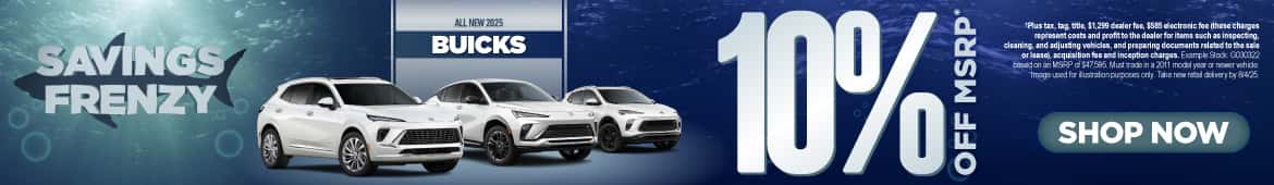 10% Off All New Buick Models