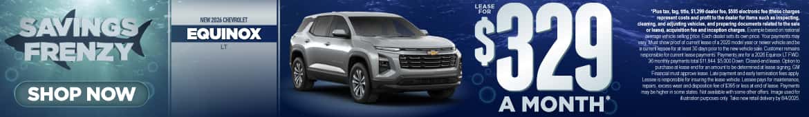 2026 Chevrolet Equinox - $329 a month - Shop Now